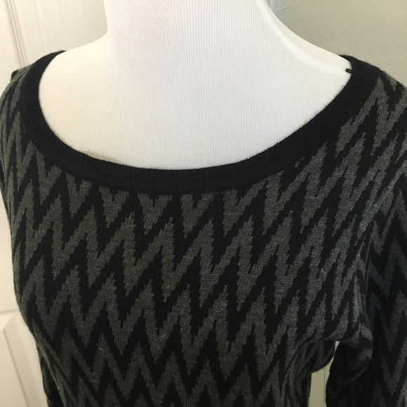 NWT Charming Charlie Chevron Sweater Dress - Picture 3 of 8